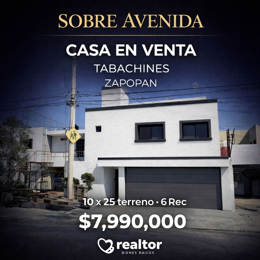 00186, CASA EN VENTA EN ZAPOPAN, JALISCO (TABACHINES)