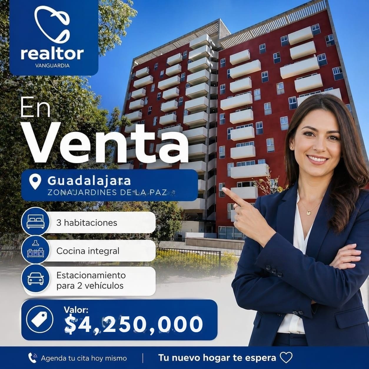 00214, DEPARTAMENTO EN VENTA EN GUADALAJARA, JALISCO (JARDINES DE LA PAZ)